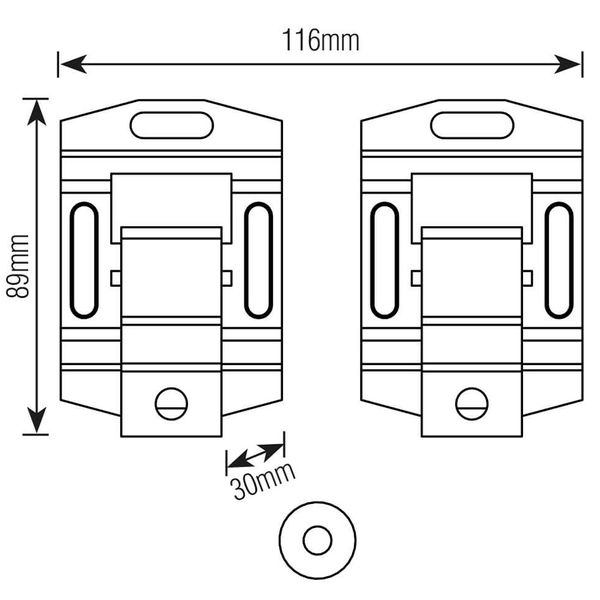 SUPORTE FIXO UNIVERSAL PARA TV 10'' A 100'' SBRUB859