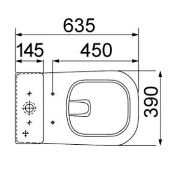COMBO VASO COM CAIXA ACOPLADA LIKE BRANCO