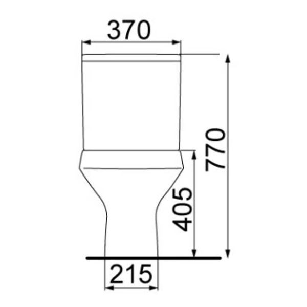 COMBO VASO COM CAIXA ACOPLADA LIKE BRANCO