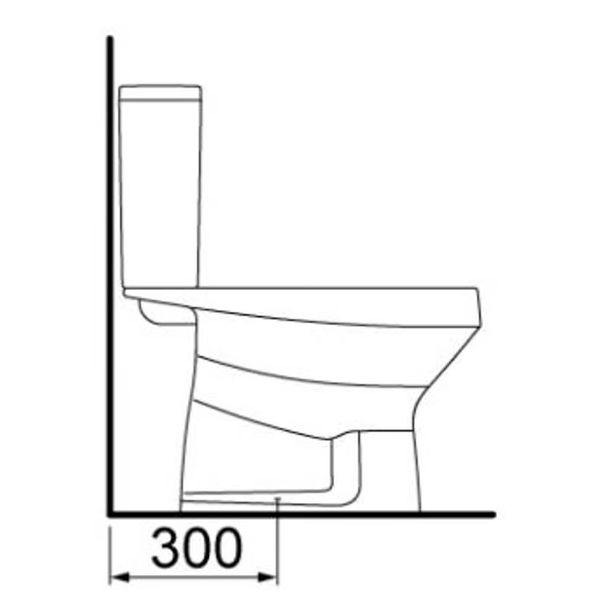 COMBO VASO COM CAIXA ACOPLADA LIKE BRANCO