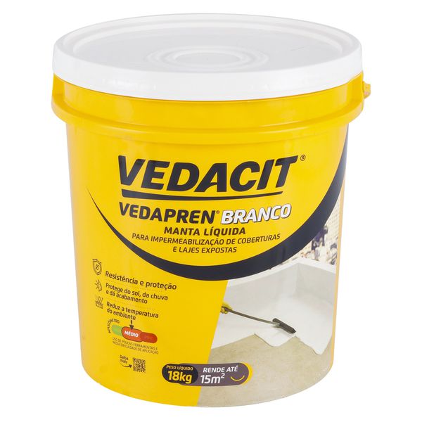 VEDAPREN BRANCO 18KG MANTA LIQUIDA VEDACIT
