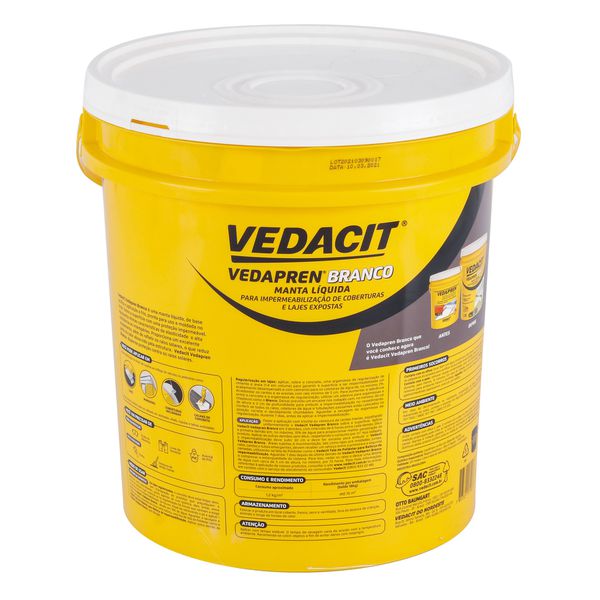 VEDAPREN BRANCO 18KG MANTA LIQUIDA VEDACIT