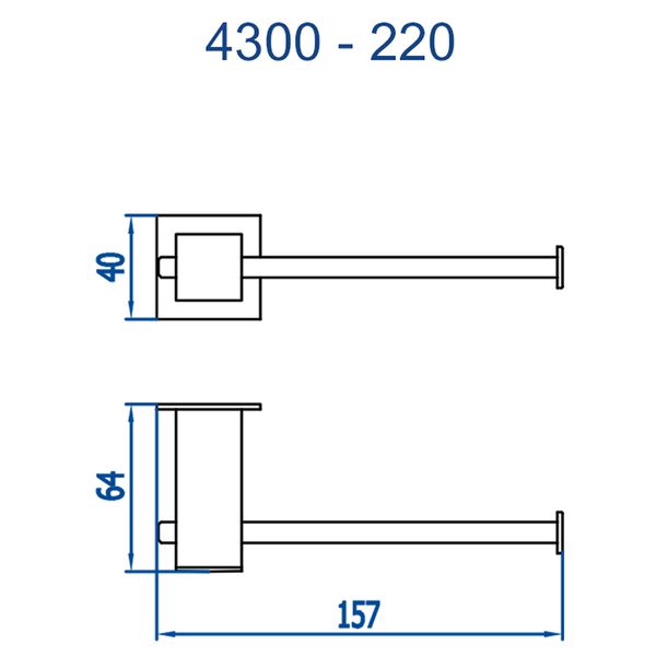 PAPELEIRA SEM TAMPA BELLA 220 FANI