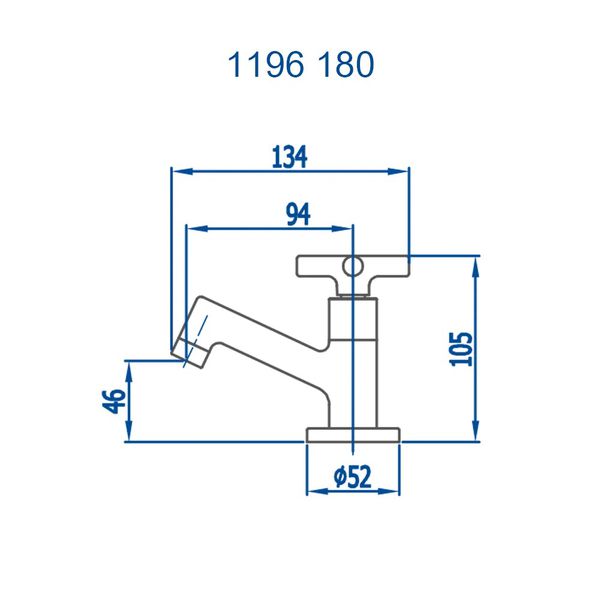 TORNEIRA DE MESA 1196 C180