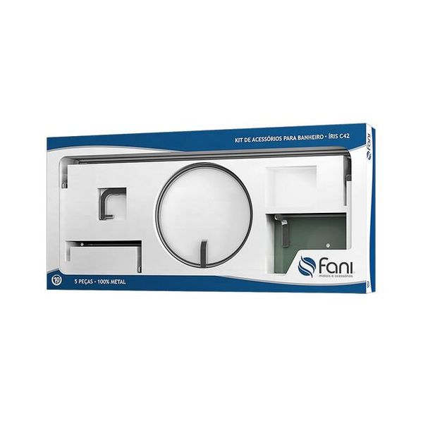 KIT ACESSÓRIOS 5 ITENS ÍRIS 58 C42