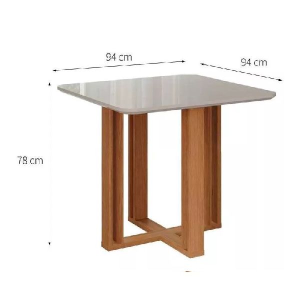 MESA FLORA QUADRADA NATURE/OFF WHITE 