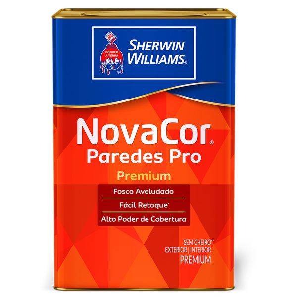 TINTA NOVACOR PAREDES PRO BRANCO FOSCO 18 L