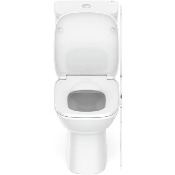 ROCA KIT VASO SANITÁRIO COM CAIXA ACOPLADA E ASSENTO SOFT CLOSE SQUARE