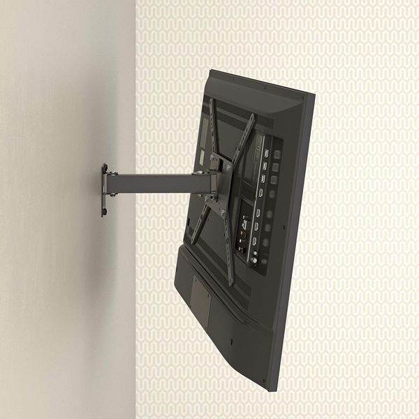 SUPORTE BIARTICULADO COM INCLINACAO PARA TV DE 14 A 56 - PRETO