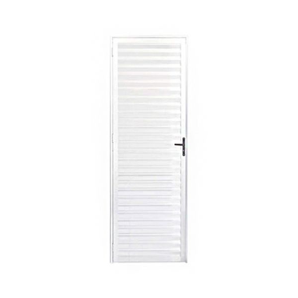 PORTA 210X60 1 FOLHA VENEZIANA TOTAL BRANCA DIREITA 