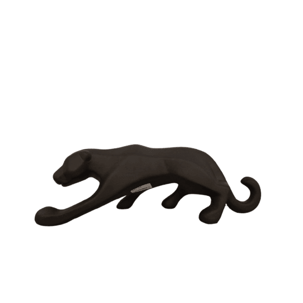 ESCULTURA PANTERA PRETO FOSCO (P)