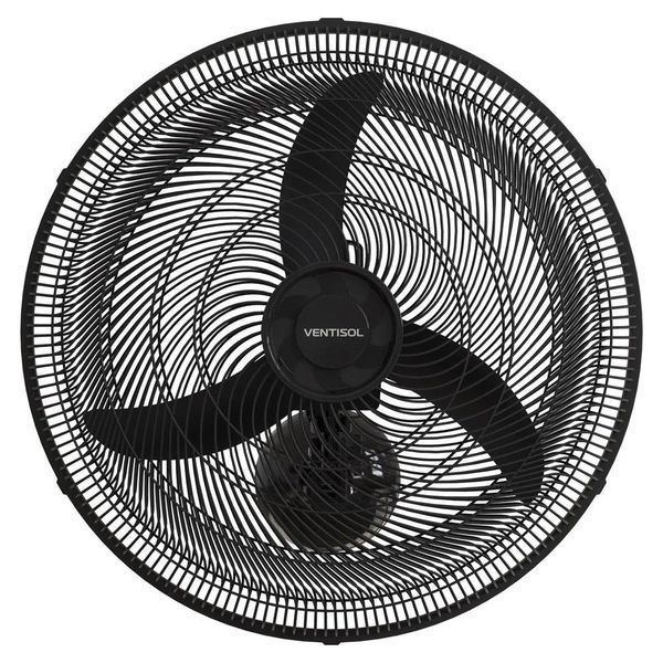 VENTILADOR OSC PAREDE 50 CM NEW PRETO 127V VENTISOL