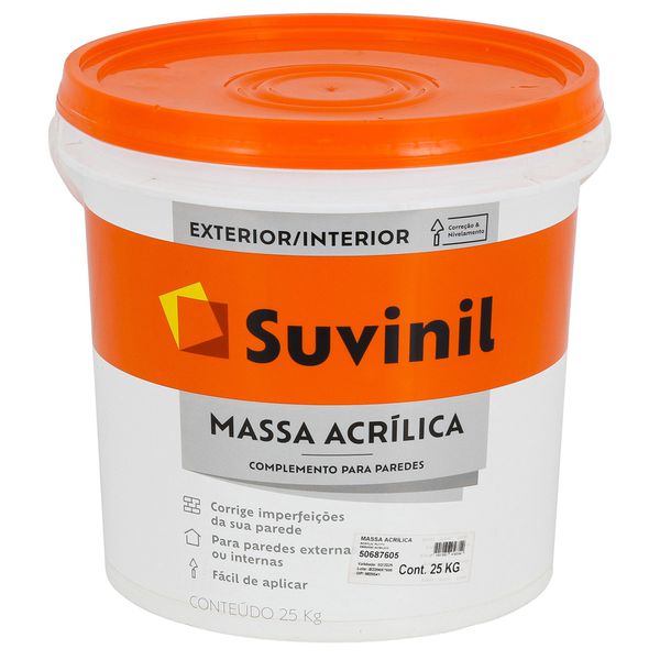 MASSA ACRILICA 25KG SUVINIL