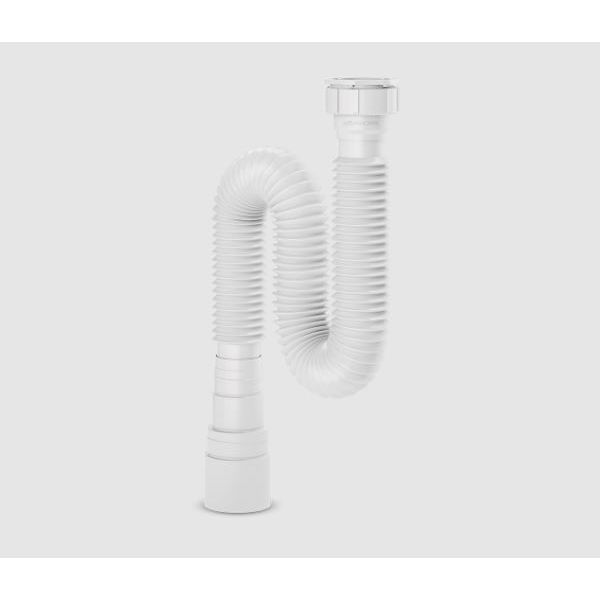 SIFÃO EXTENSÍIVEL UNIVERSAL BRANCO 