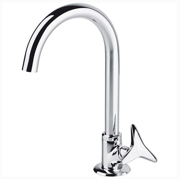 TORNEIRA DE MESA PARA COZINHA NOVA GYRO CROMADO