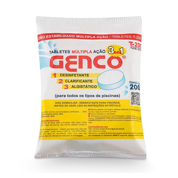 GENCO TABLETES MULTIPLA ACAO 3 EM 1
