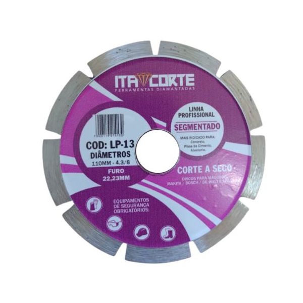 DISCO SEGMENTADO PROFISSIONAL 110X08X22,23