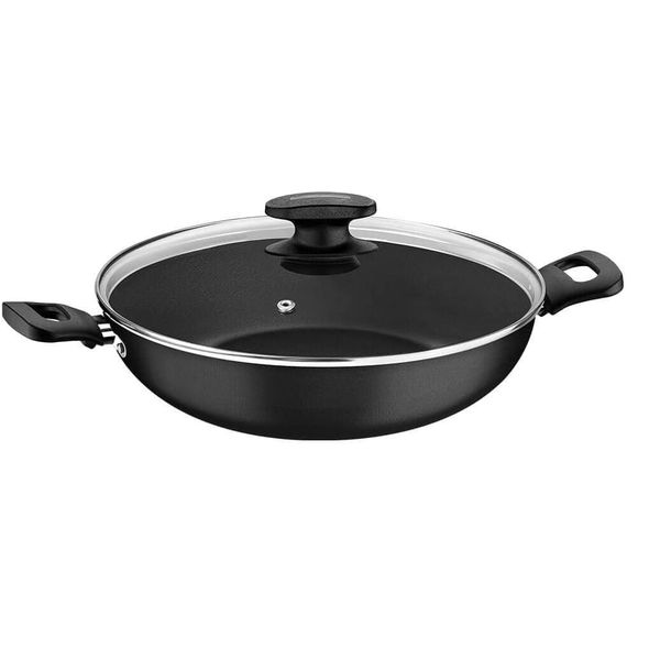 PANELA WOK ALUMÍNIO LORETO 28CM 3,3 L GRAFITE