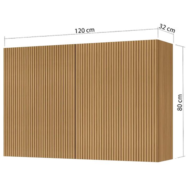 ARMARIO AEREO 2 PORTAS RAINHA 120CM NESHER