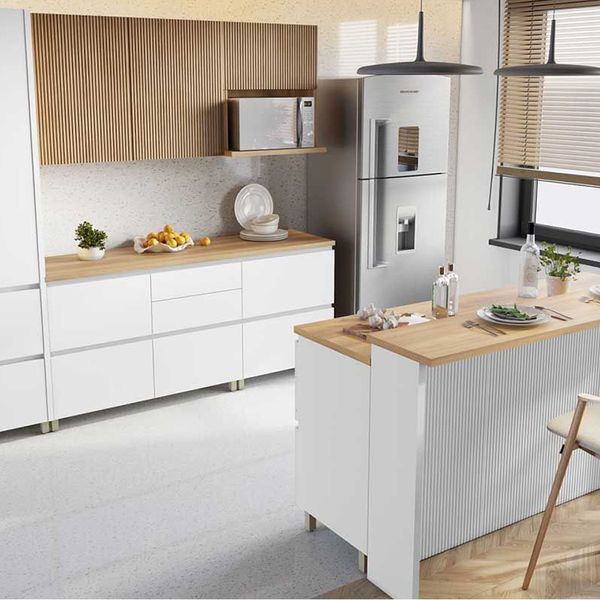 ARMARIO AEREO 1 PORTA BASCULANTE COM NICHO RAINHA 70CM NESHER