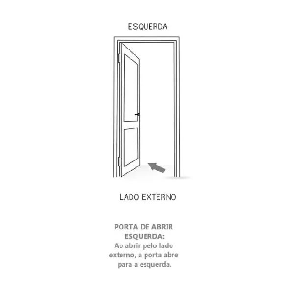 PORTAO DE FERRO ESTRELA CHAPEADO ESQUERDA 180X80CM