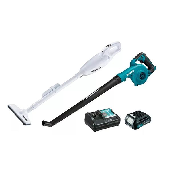 ASPIRADOR DE PÓ A BATERIA 12V CBX248 MAKITA + SOPRADOR UB101