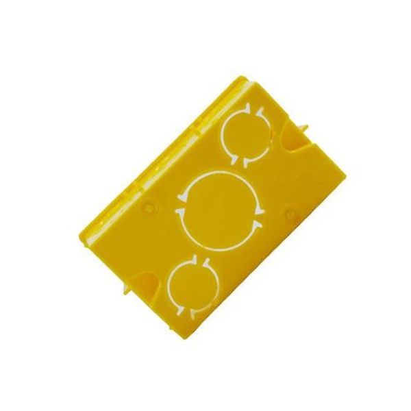 CAIXA DE LUZ 4 X 2 AMARELA ELETRODUTO FLEX - AMANCO