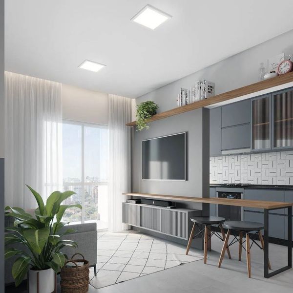 PAINEL LED POP QUADRADO DE EMBUTIR PS 18W BR6500K 22CM AVANT