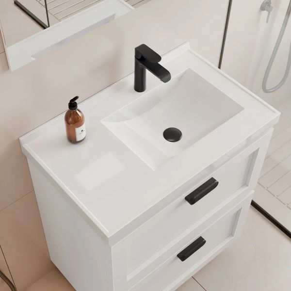 KIT NIVUS 66 COM BANCADA E ESPELHO BRANCO + UMA TORNEIRA GRÁTIS