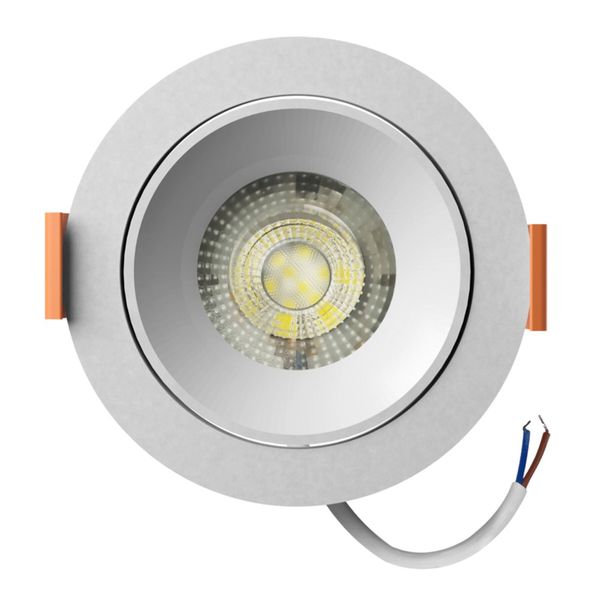 SPOT DE EMBUTIR EASY LED 5W REDONDO COM LED DE LUZ BRANCA BIVOLT - BRONZEARTE