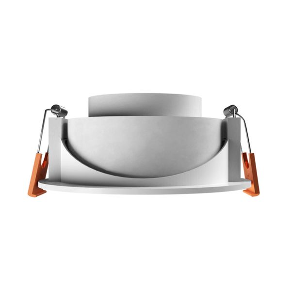 SPOT DE EMBUTIR REDONDO COM LUZ LED AMARELA 72 EASY BIVOLT