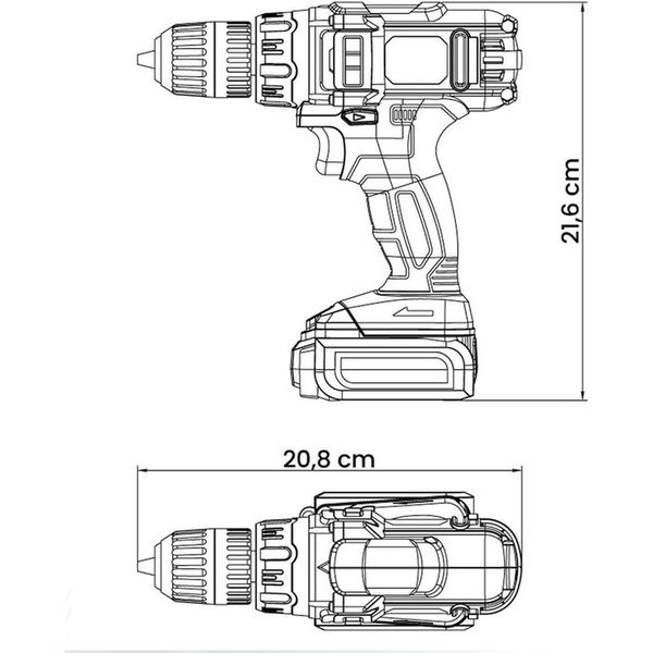 PARAFUSADEIRA/FURADEIRA A BATERIA 12V TRAMONTINA 