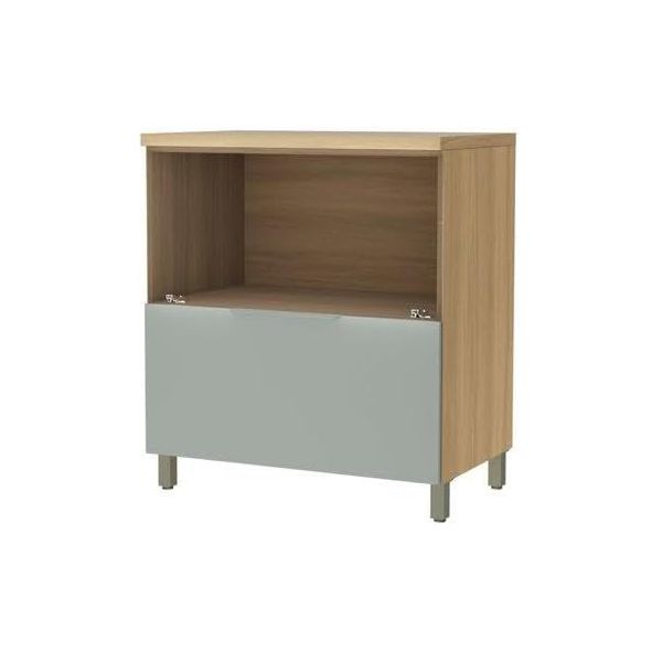 BALCÃO MARQUESA COM 1 PORTA BASCULANTE E 1 GAVETA NATURE VERDE NESHER 