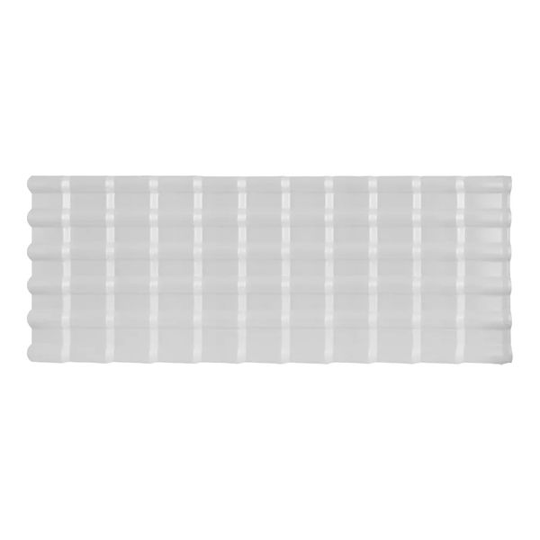 TELHA 242X88 PLAN PVC BRANCA FORTLEV