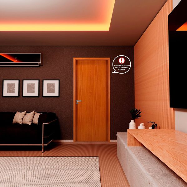 PORTA CLM LISA AUTO BRILHO MOGNO 210X70cm