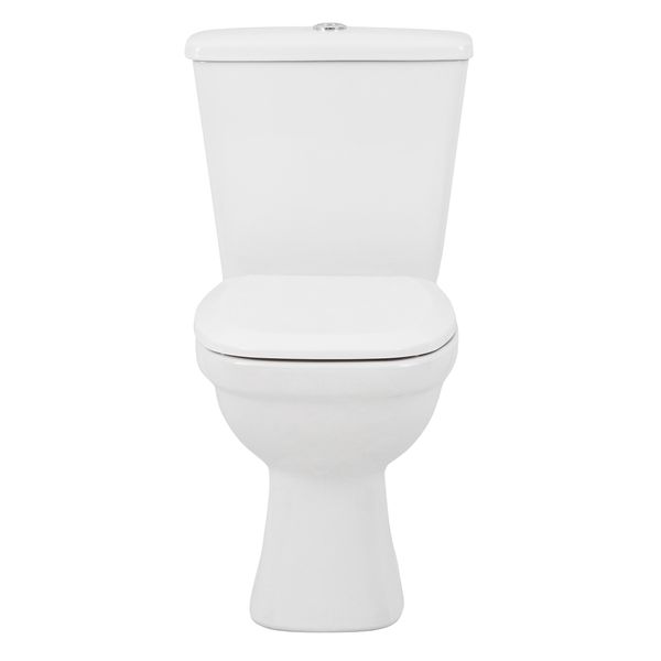 KIT VASO SANITÁRIO COM CAIXA ACOPLADA E ASSENTO BRANCO - MARIANA ICASA