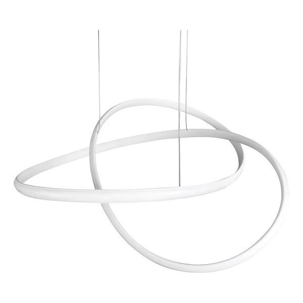 PENDENTE SPACE SATURNO LED 50W 3000K BRANCO BIVOLT - BRONZEARTE