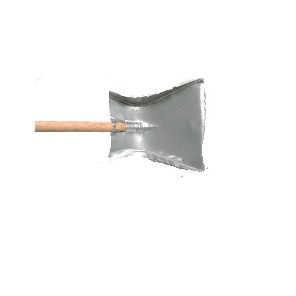 PÁ DE LIXO GALVANIZADA CABO LONGO