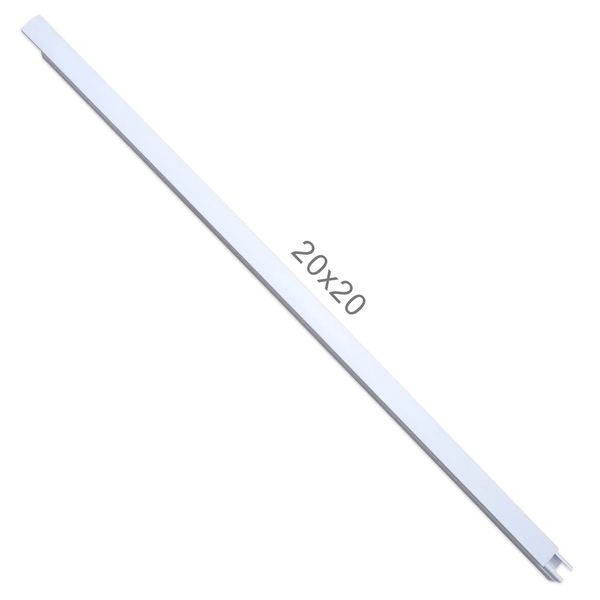 CANALETA PARA FIOS BRANCA POLIESTIRENO 20X20X2000M