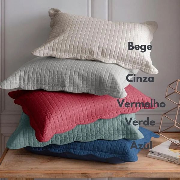 PORTA TRAVESSEIRO MILÃO COLOR ART CORTTEX SORTIDA 10 50 CM X 70 CM