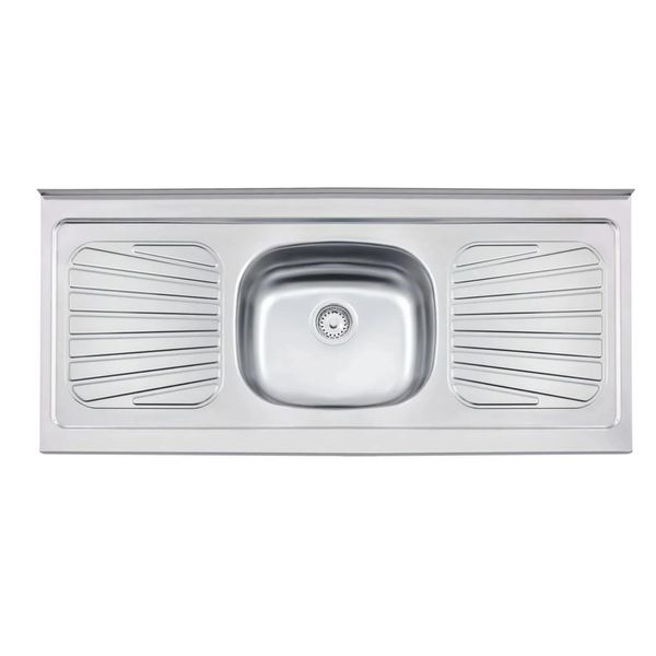 PIA INOX ACO 1,20M FRISADA COM VÁLVULA - TRAMONTINA