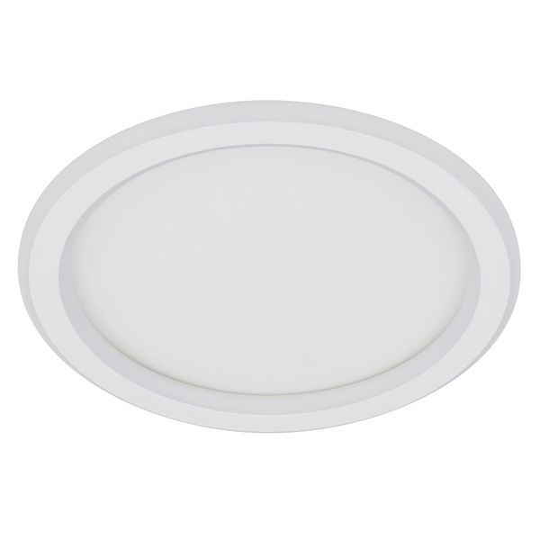 PLAFON LED SLIM REDONDO BRANCO 30CM - 3000K/4000K/6000K 30W - HEVVY