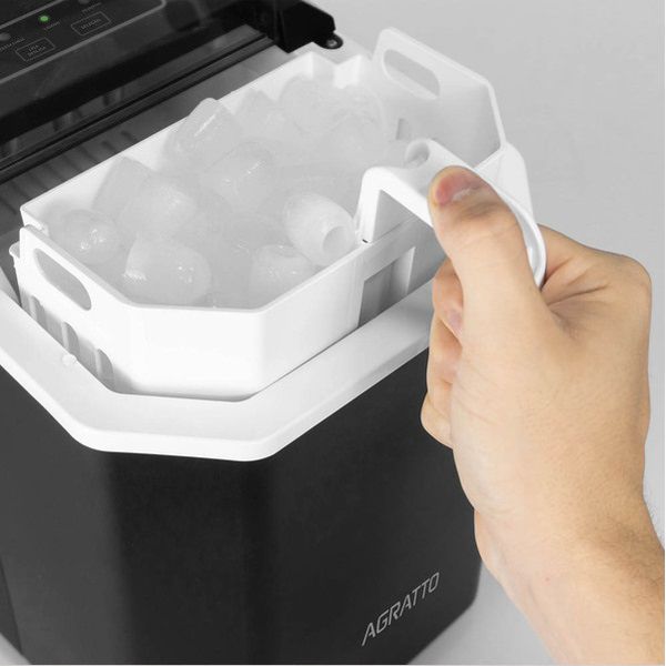 MÁQUINA DE GELO MG-01 PRETA 12KG 100W 127V 60HZ AGRATTO