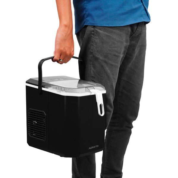 MÁQUINA DE GELO MG-01 PRETA 12KG 100W 127V 60HZ AGRATTO