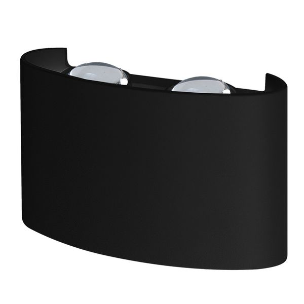 LUMINÁRIA LED ARANDELA 4 DOTS PRETA 4W 3K KIAN