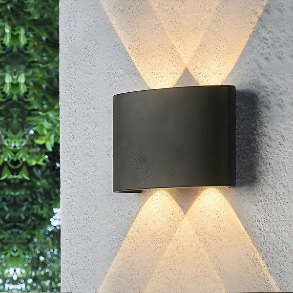 LUMINÁRIA LED ARANDELA 4 DOTS PRETA 4W 3K KIAN