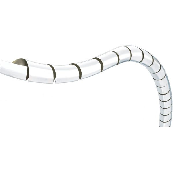 ORGANIZADOR DE FIOS E CABOS 12MM X 1,5M BRANCO - 1 PEÇA