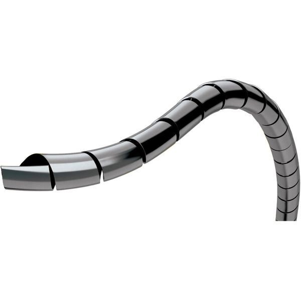 ORGANIZADOR DE FIOS E CABOS 19MM X 1,5M PRETO - 1 PEÇA