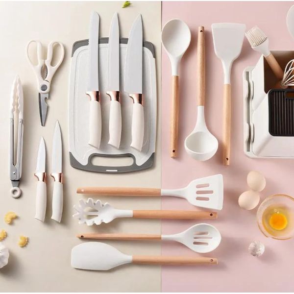 KIT DE COZINHA COM 19 PEÇAS