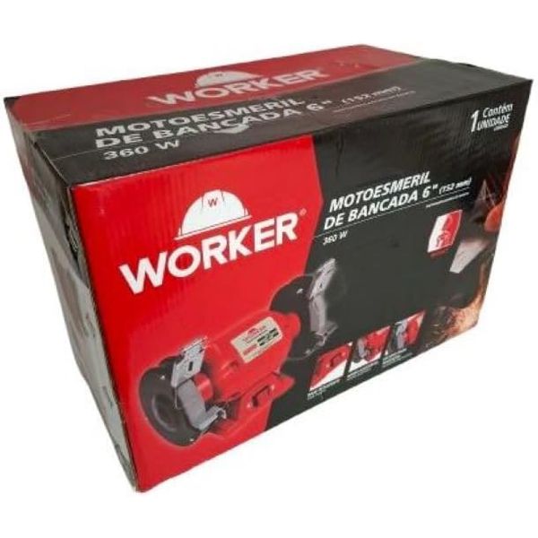 MOTO ESMERIL 360W BIVOLT - WORKER